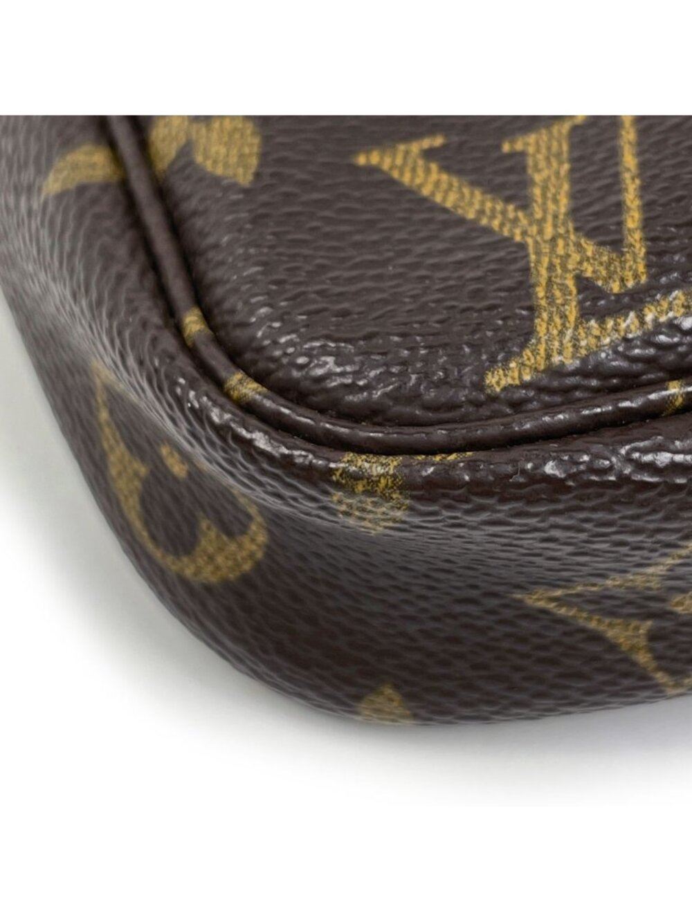 Louis Vuitton Pochette Makeup Cosmetics Pouch Monogram Brown - Picture 3 of 9